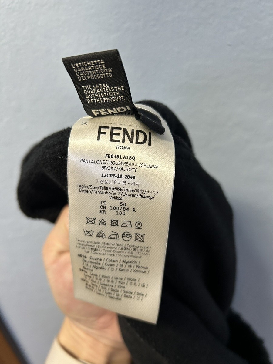 fendi logo stripe track pants | eBay