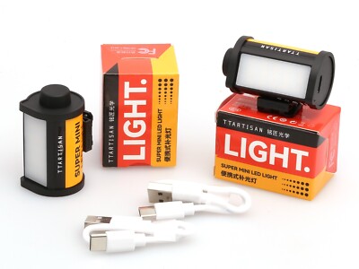 2er Set TTArtisan Light Super Mini LED Light 0.5W 3.7V 300mAh 3000K 4500K 6500K