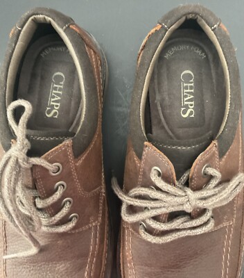 Chaps Mens Leather Lipscomb Dress/Casual Memory Foam Shoes  display picture 3