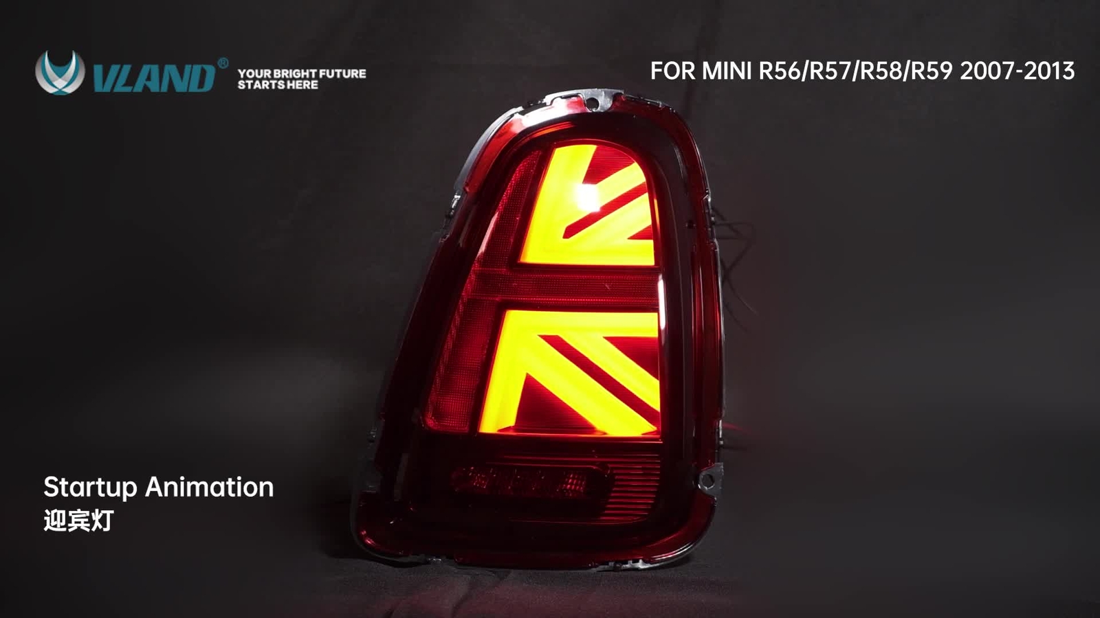 Vland LED Tail Lights Para Mini Cooper 200713 R55 56 57 58 59 conjunto