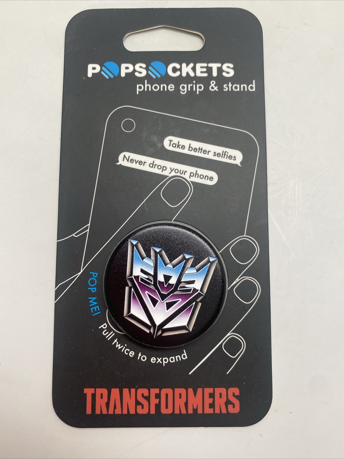 Authentic PopSockets Transformers Decepticon PopSocket Pop Socket Phone Holder-image