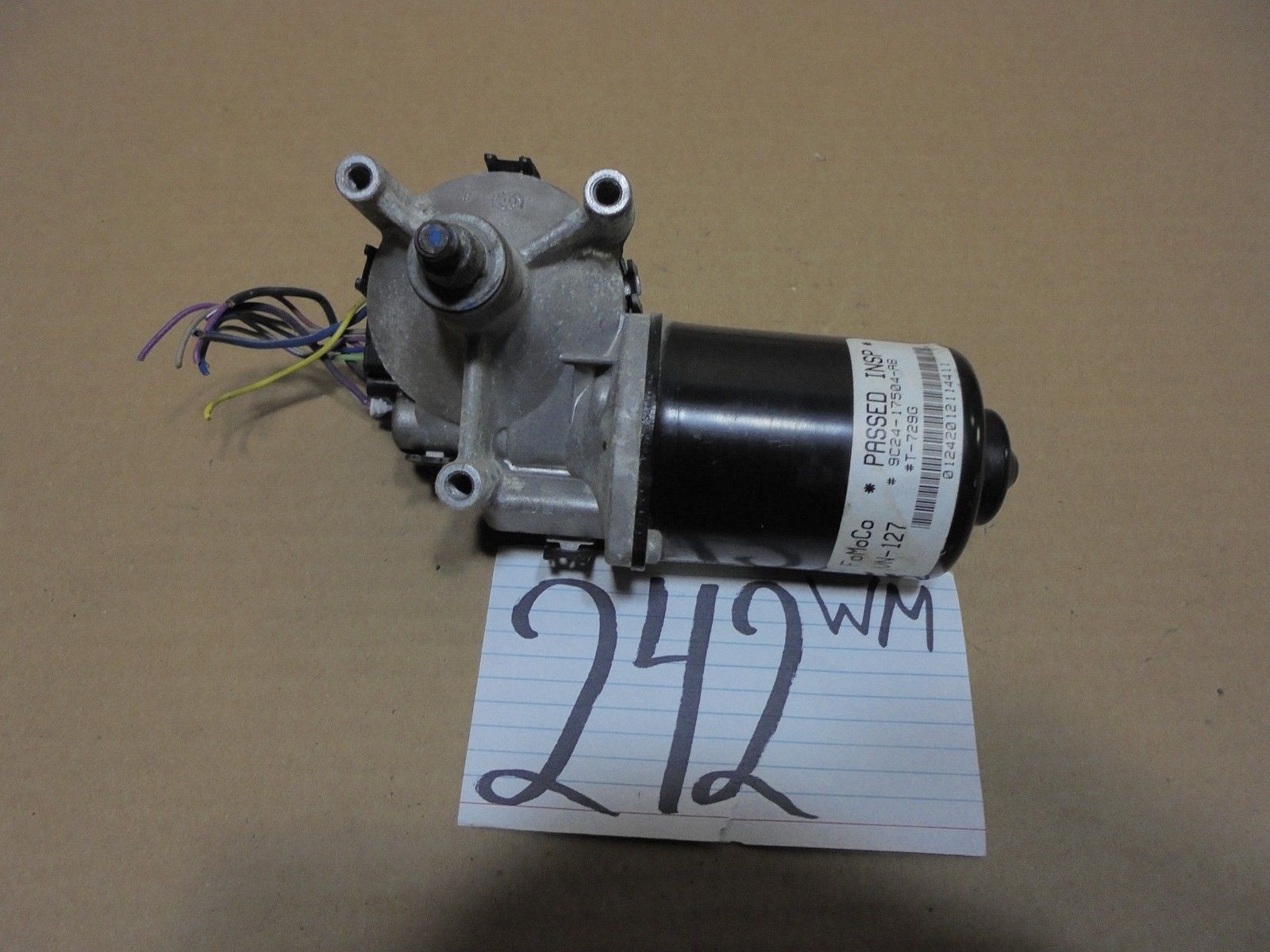 12 13 14 15 16 Ford Van Econoline FRONT Used Front Windshield Wiper Motor#242-WM