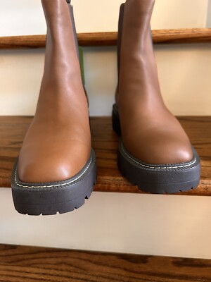 Sam Edelman Laguna Chelsea Waterproof Leather Boots Tawny  display picture 3
