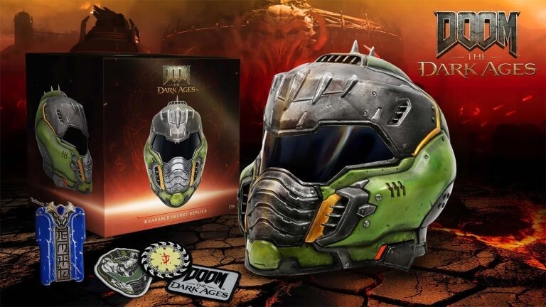 Doom: The Dark Ages ヘルメットレプリカ 新品 DOOM: The Dark Ages Wearable Helmet Replica – Official