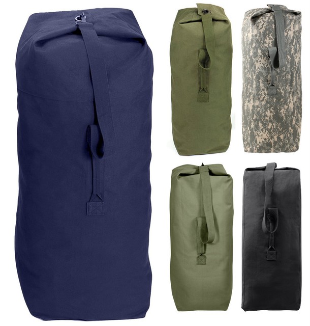 Top Load Duffle Bag Heavyweight Canvas Military Rothco eBay