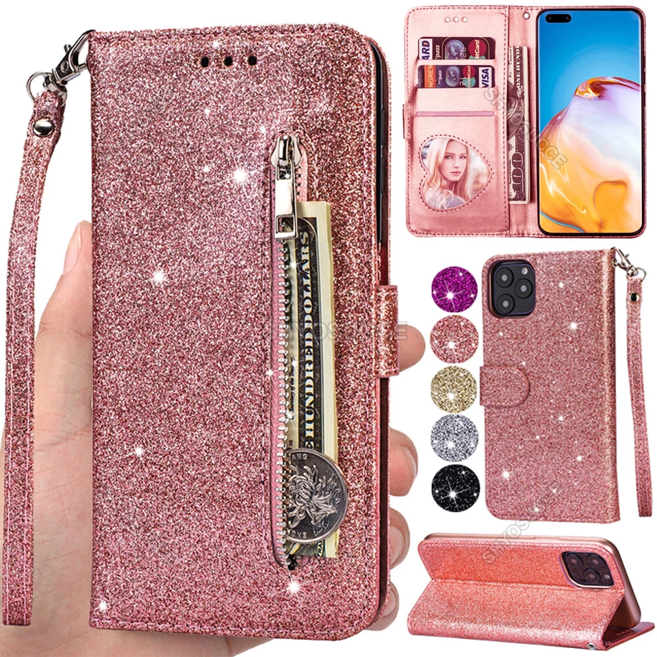 Кожаный откидной бумажник карты слот чехол для Huawei P40 Lite P30 P20 Mate 50 - Изображение 2 из 4