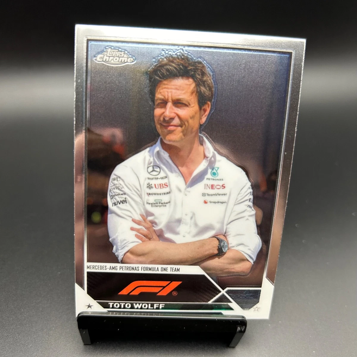 2023 Topps Stickers F1 Formula 1 Promo Card Toto Wolff #F1S