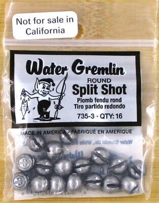 Water Gremlin Company Lot de 70 plombs amovibles pour pêche au bar