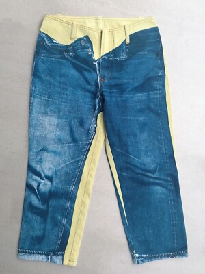 Jean Paul Gaultier SS97 Trompe L'Oeil vintage jeans / pants | eBay