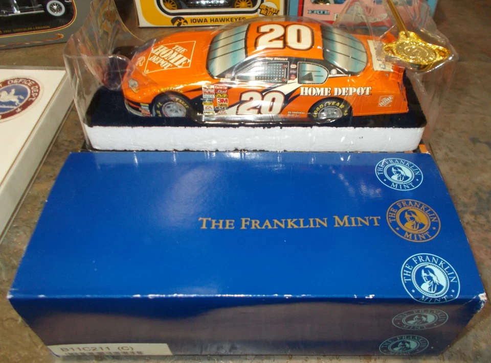 Tony Stewart Home Depot Franklin Mint Race Car - Image 3 of 3