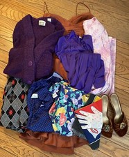 Vintage Women  s Clothing Lot Size Large/Extra Large Mixed Lot Of Vintage Clothes