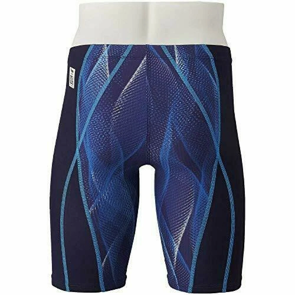 MIZUNO Swimsuit Men MX SONIC Alpha FINA N2MB0012 Blue Size XL