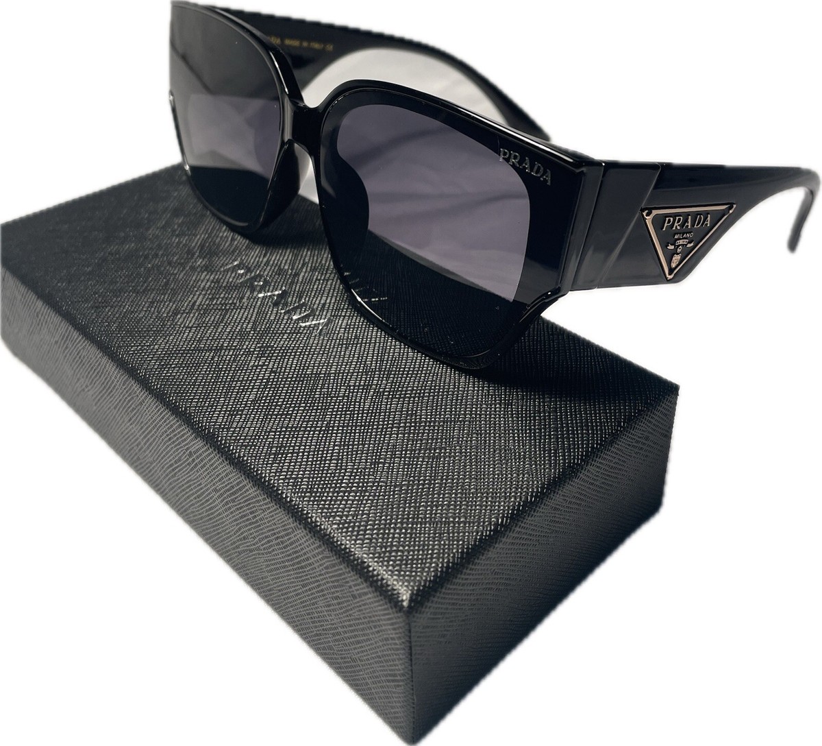 Prada PR 1925 1AB5SO Black-Dark gray Lens ES Authentic New  display picture 1
