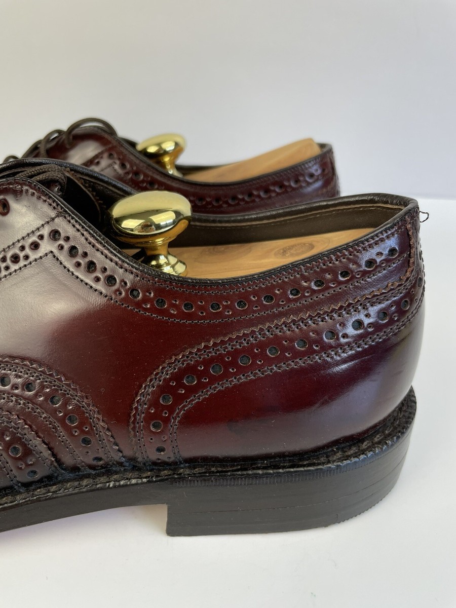 Johnston Murphy Bellwood II Wingtip Burgundy Shell Cordovan