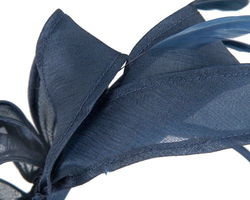 Navy spring racing organza fascinator by Max Alexander. RRP: $99.95 AU Seller - Picture 3 of 5