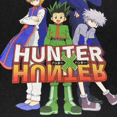 Hunter X Hunter Anime T-Shirt Black Size Medium | eBay