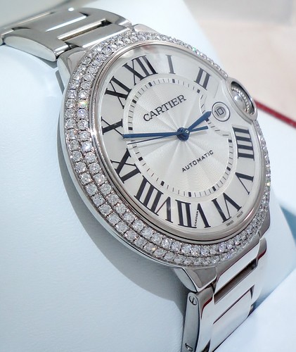 Cartier 18K Weiß Gold Ballon Bleu XL 