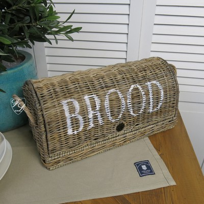 Brotkorb Nostalgie Rattan Korb Kalssisch Shabby Chic Landhausstil Kuche Deko Neu Ebay