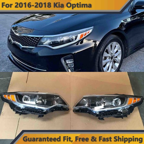 LED Headlight Assembly for 2016 2017 2018 Kia Optima w/ DRL Left Right Pair - 第 1/8 張圖片