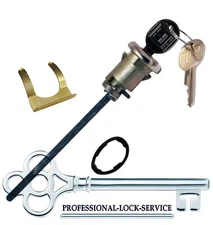 Pontiac Bonneville 68-70 & 92-99 Trunk Rear Key Lock Cylinder Tumbler 2 Keys 