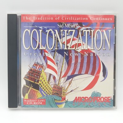 Sid Meier's Colonization: Create A New Nation CD-ROM PC Game | eBay