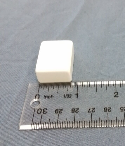 Mahjong Mah-Jongg Tile Spare Replace Mahjonng White 1 1/8”x 7/8” x 1/2” - Picture 7 of 50