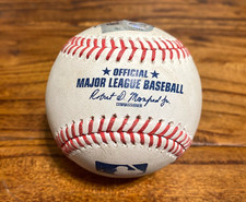 Marlins vs Giants Game Used Baseball 5/21/2023 Matt Barnes to J.D. Davis MLB