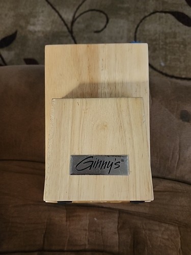 Ginny's Wooden 12 Knife Block Holder With Knife Sharpener No Knives Included - 第 7/9 張圖片