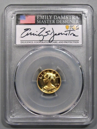 DEEP CAMEO PROOF 2018-W (2024) $10 American Liberty High Relief. PCGS PR70DCAM.