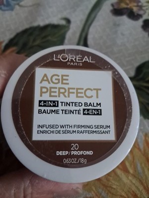L'Oreal Paris Age Perfect 4-in-1 Tinted Balm Firming Serum #20 Deep .63 Oz NIP 