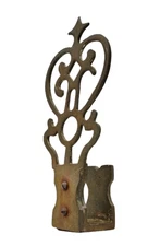 Brass Balance Scales Justice REPLACEMENT PART Top Scroll Finial Ornament Hook