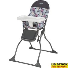Foldable High Chair 3-Position Tray Portable Baby Feeding Seat Easy Clean New