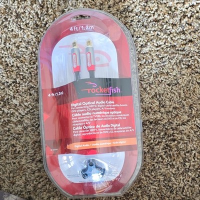 Rocketfish 4' Toslink Optical Cable 