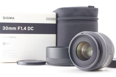 [Top MINT IN BOX w/case] SIGMA 30mm F/1.4 DC HSM Lens Art 013 for Nikon F JAPAN