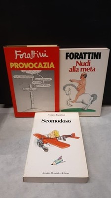 Lot Giorgio Forattini - 3 Bücher - gebrauchte Bücher - sehr guter Allgemeinzustand