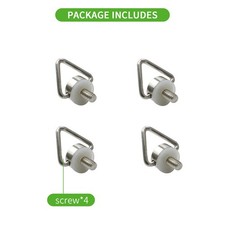 4PCS Screws Controllers Strap Screws Part for DJI RC/RC Pro/Smart Controllers