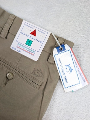 Southern Tide Channel Marker Pant Mens 28/30 Beige Khaki Chinos Stretch NWT