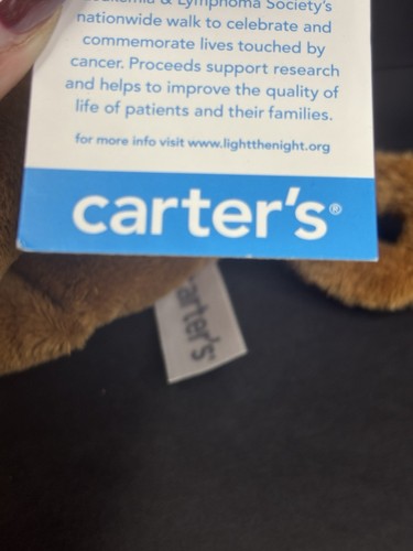 NWT 2010 Carters 5” Brown Monkey Stuffed Animal Plush RARE - Picture 6 of 7