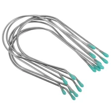 8 Pcs Silver Hot Curler Clips Replacement Kit, Roller 1 Count (Pack of 8) 