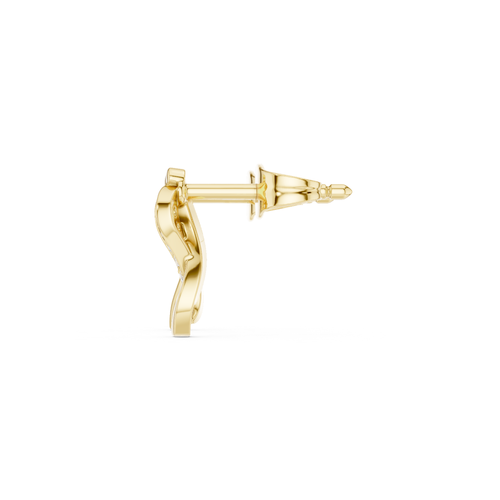 Certified Natural VVS1 D Diamond Round Cut Odalia Stud Earrings 14k Gold Over - Picture 11 of 12