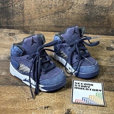 Nike Air Jordan 5 Retro SE Midnight Navy FN5454-400 Sneakers US Baby Toddler 4c