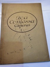Ica Contessa Cameras 1921	kleiner Jahreskatalog   NY  englisch ,  52 Seiten	Jahr