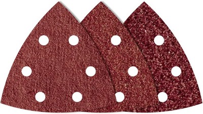 Wolfcraft Haftschleifblätter K60 12 240 für Deltaschleifer 20 Stück