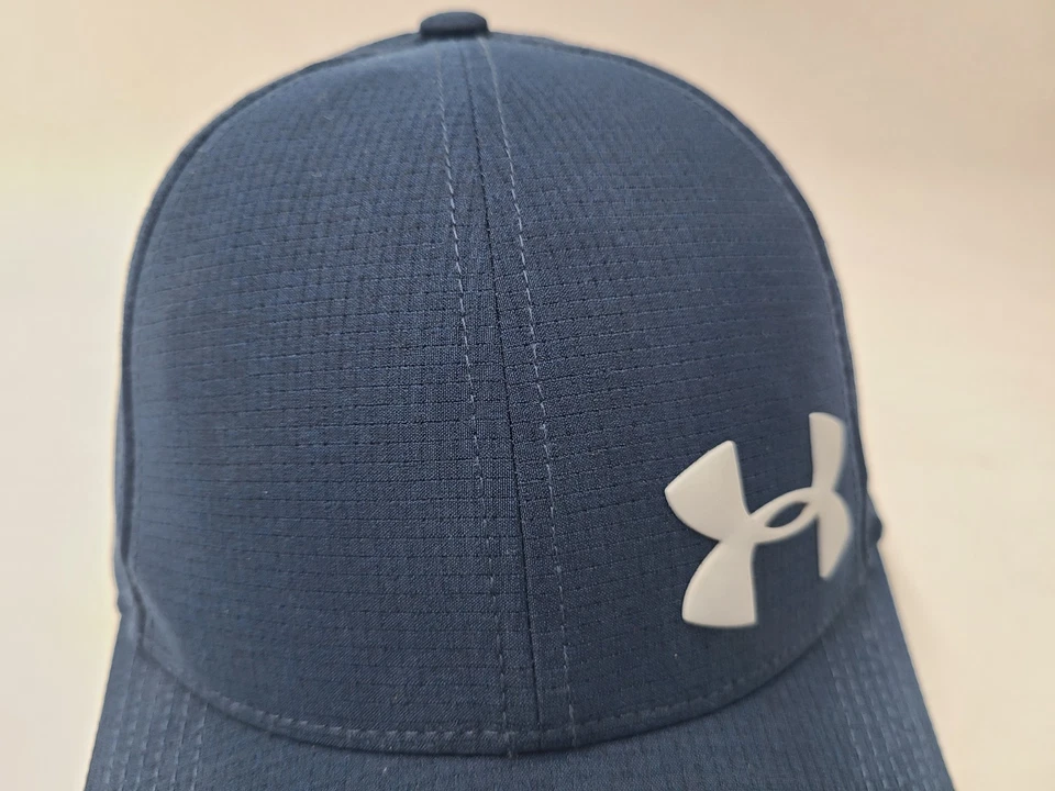 Under Armour Flex резинке (кажется, M-L) шляпа крышка полиэстер гольф папа мужчин женщин синий - Изображение 4 из 4