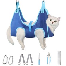 Cat Grooming Hammock, Dog Hanging Harness Nail Trimming Doorframe, Pet Holder