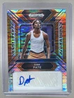 Dink Pate 2024 Panini Prizm Draft Picks Collegiate Orange Pulsar Auto /49
