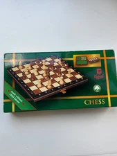 Negiel Deluxe Solid Crafted Wood Chess Set Perfect Condition