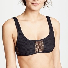L*Space Bikini Top | Cutout Mesh Detail | Sco...