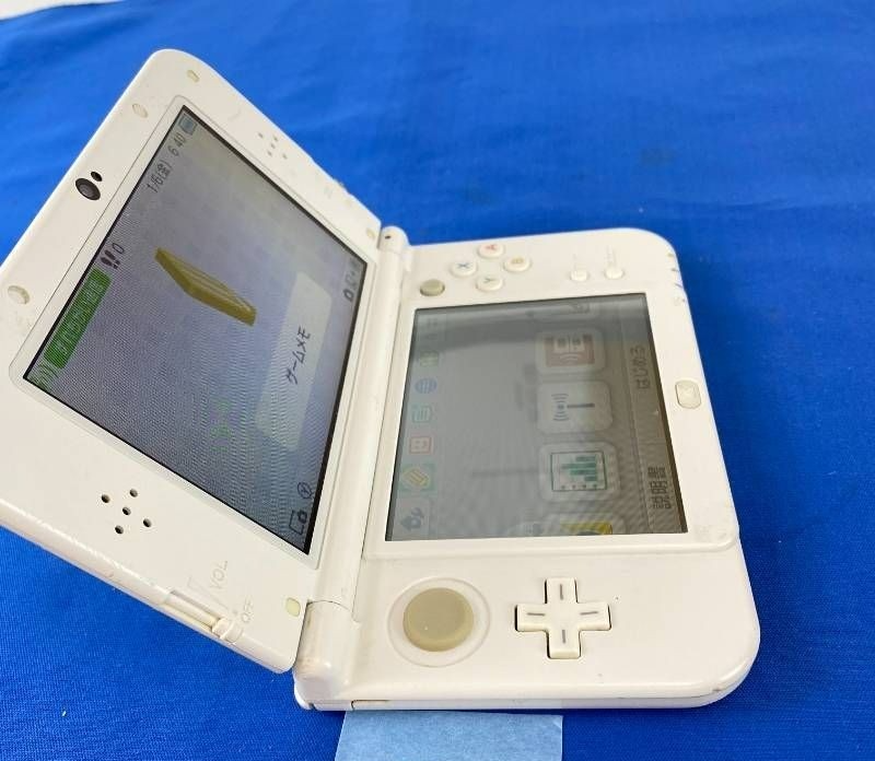 IPS New Nintendo 3DS LL XL Pearl White top Dual IPS LCD Japan W/AC