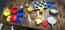 Large Mixed Lot Of Vintage Kids Play Kitchen 90s